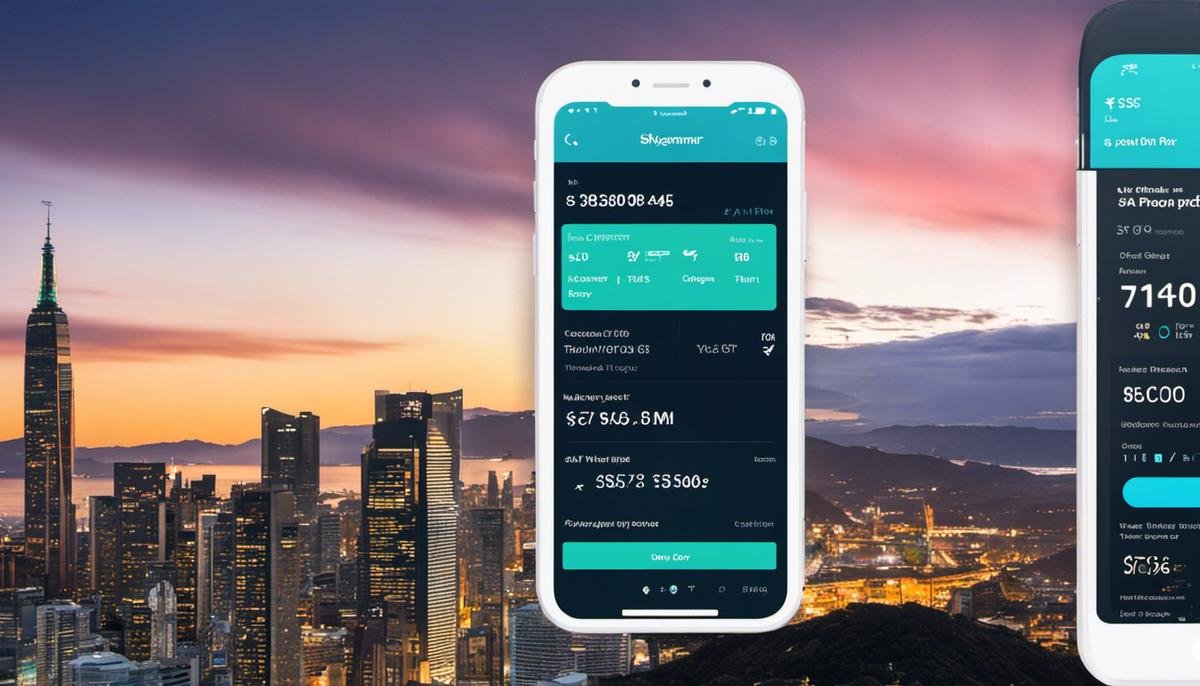 Skyscanner app interface showing flight options, hotel rates, and rental car prices.